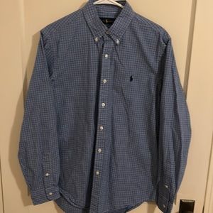 Men’s medium long sleeve button up Polo.